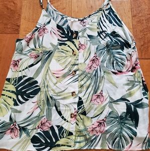 Maurices plus XXL size floral silkie tank